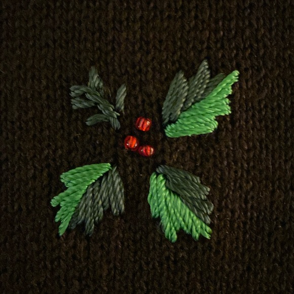 ❄️☃️🎅🏻BASIC EDITIONS Holiday Snowman☃️/Santa🎅🏻 Christmas Sweater - Picture 6 of 12